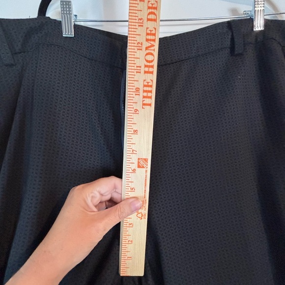 Kut From The Kloth Freyer Ponte Straight Leg Pants Navy/Black Print 24W - Picture 7 of 14